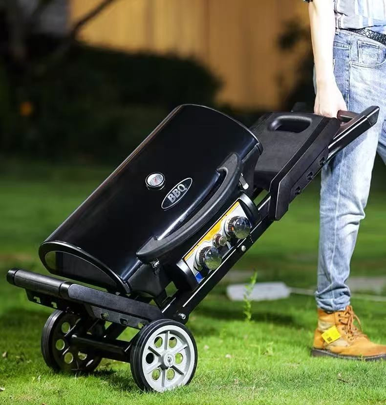 شواية بعربة متنقلة