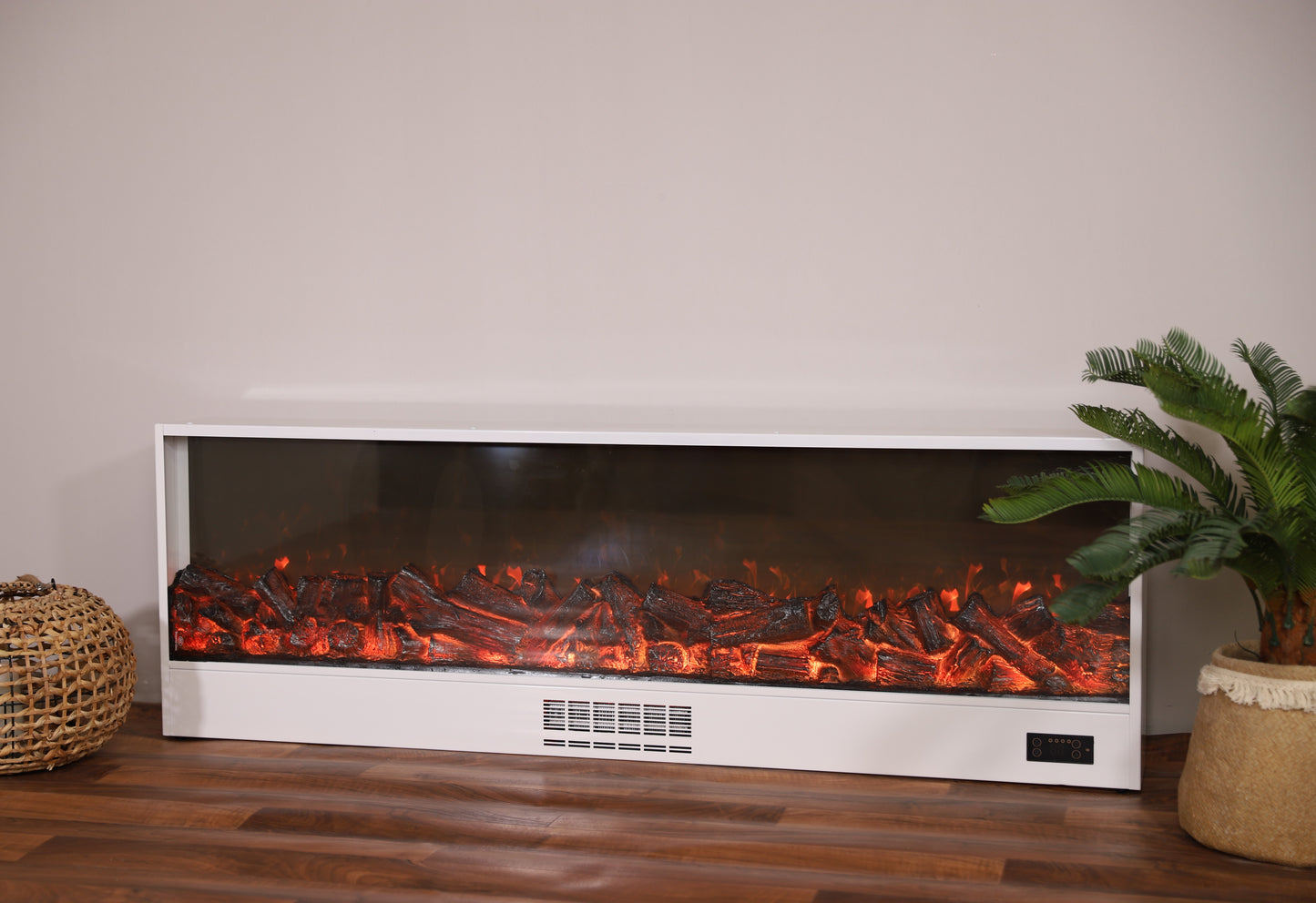 مدفأة كهربائية حديثة بتصميم عصري