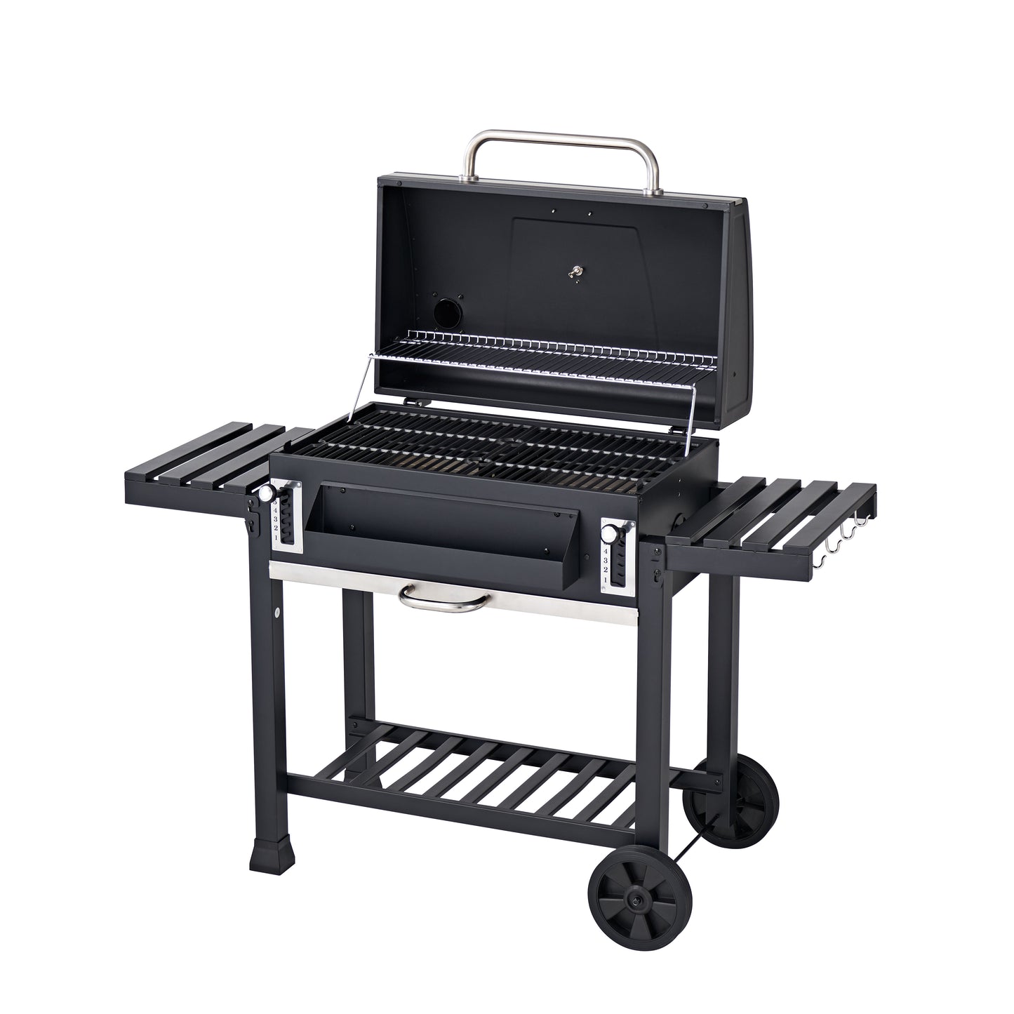 شواية بعربة ورفوف