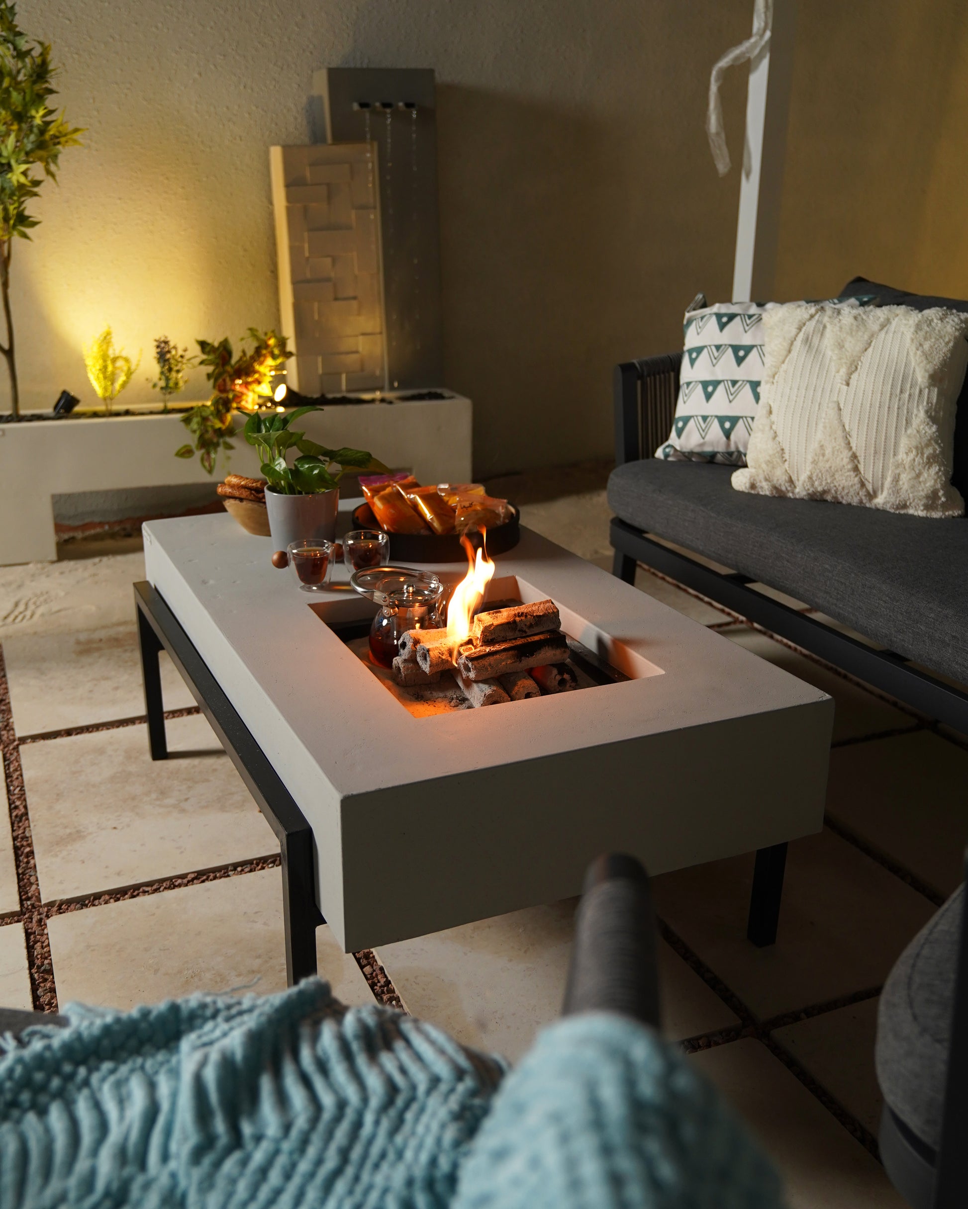 موقد الغضا للحديقة والمجلس