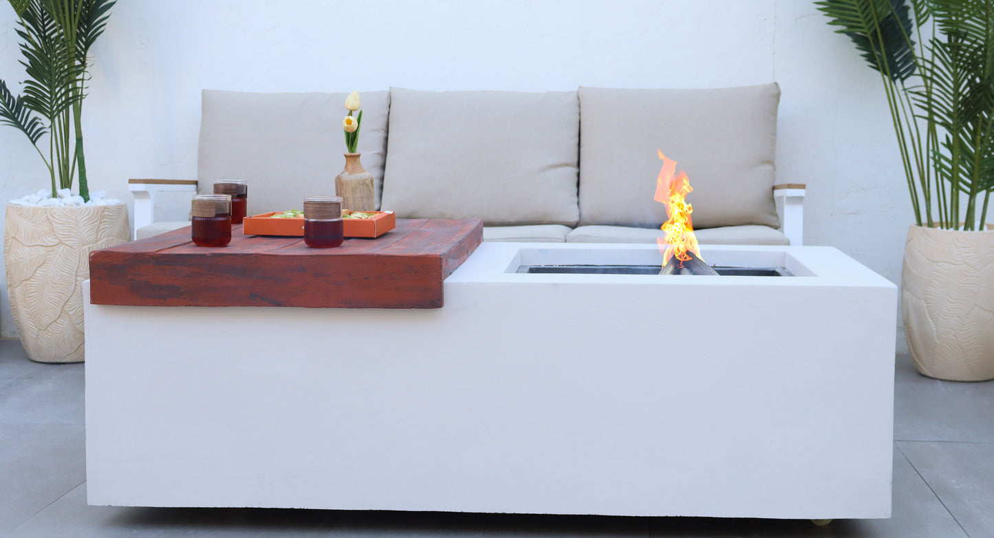 مساحة مخصصة للفحم داخل موقد المصمك GRC