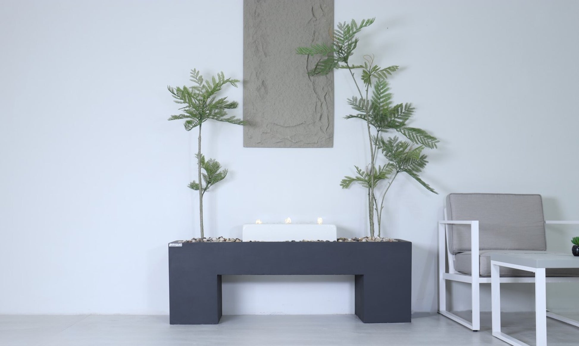 نافورة كومو بتصميم أنيق يضفي هدوءاً على المساحة