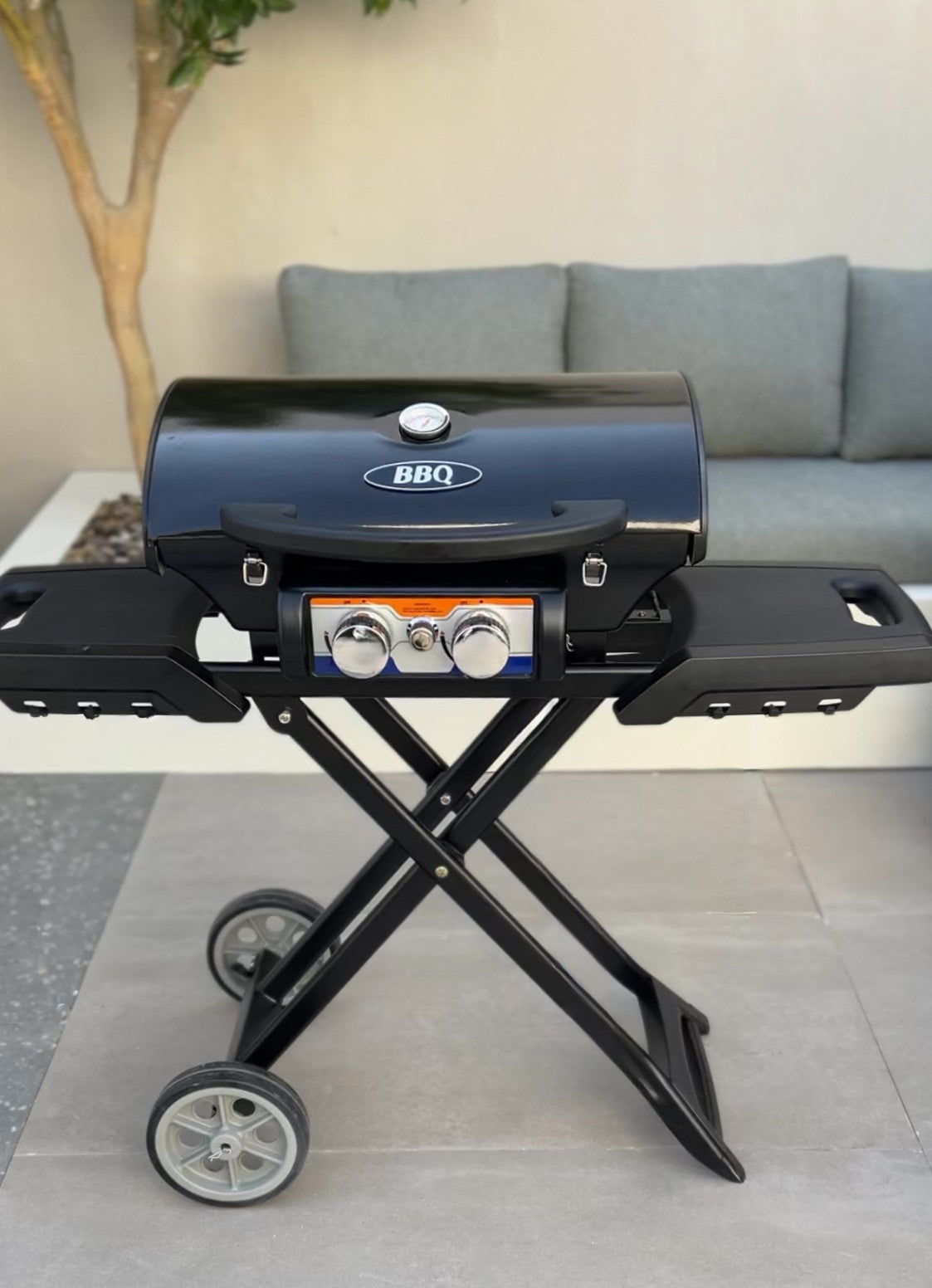 شواية بعربة متنقلة