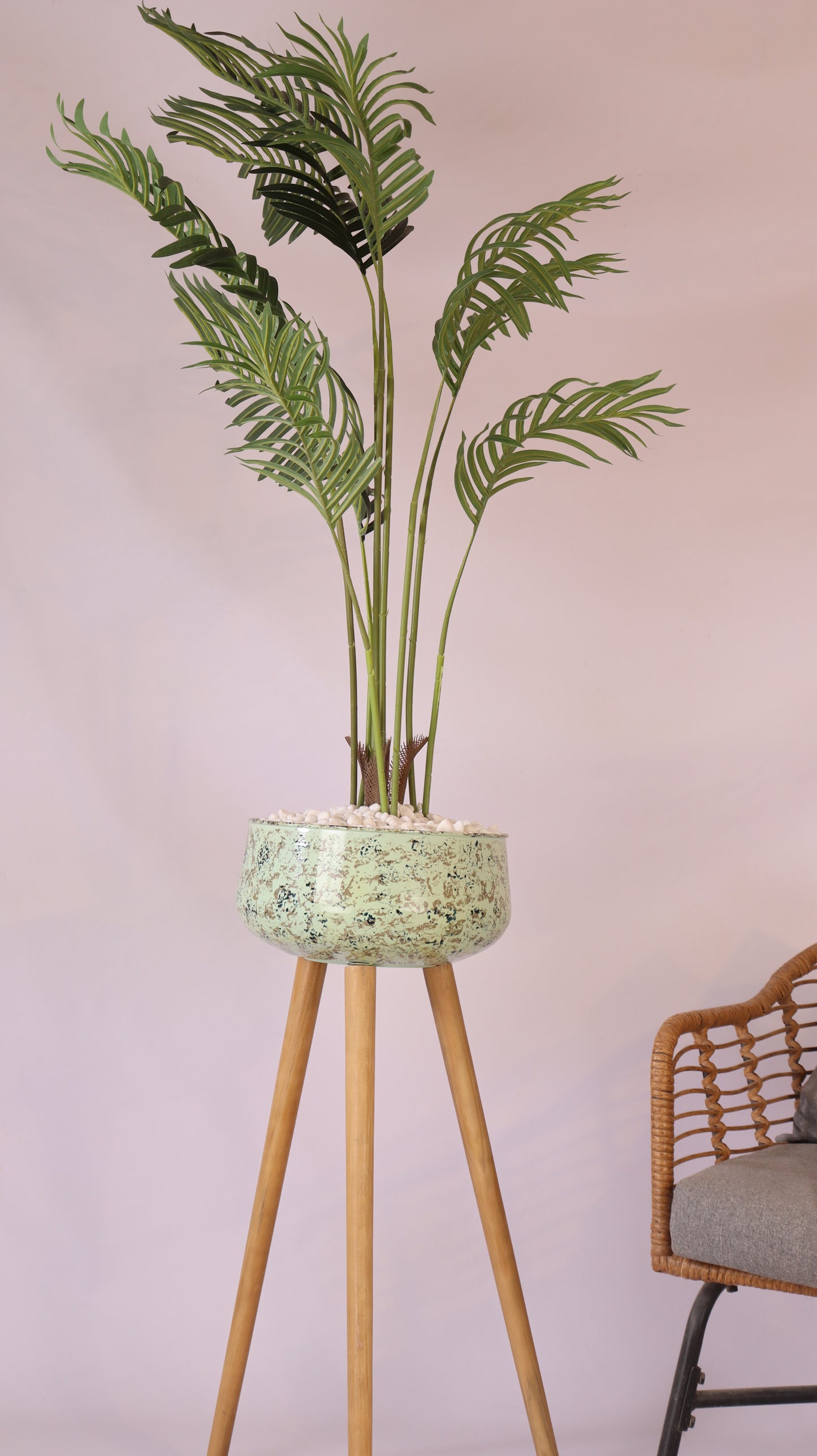 حوض أخضر رخامي