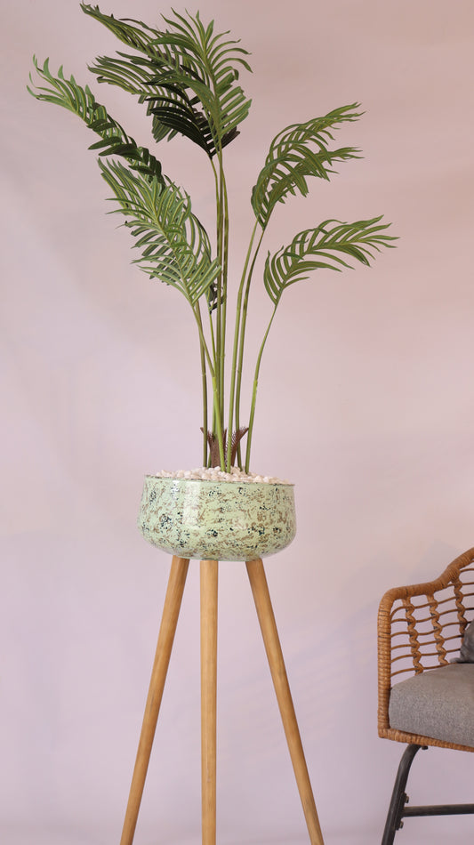 حوض أخضر رخامي