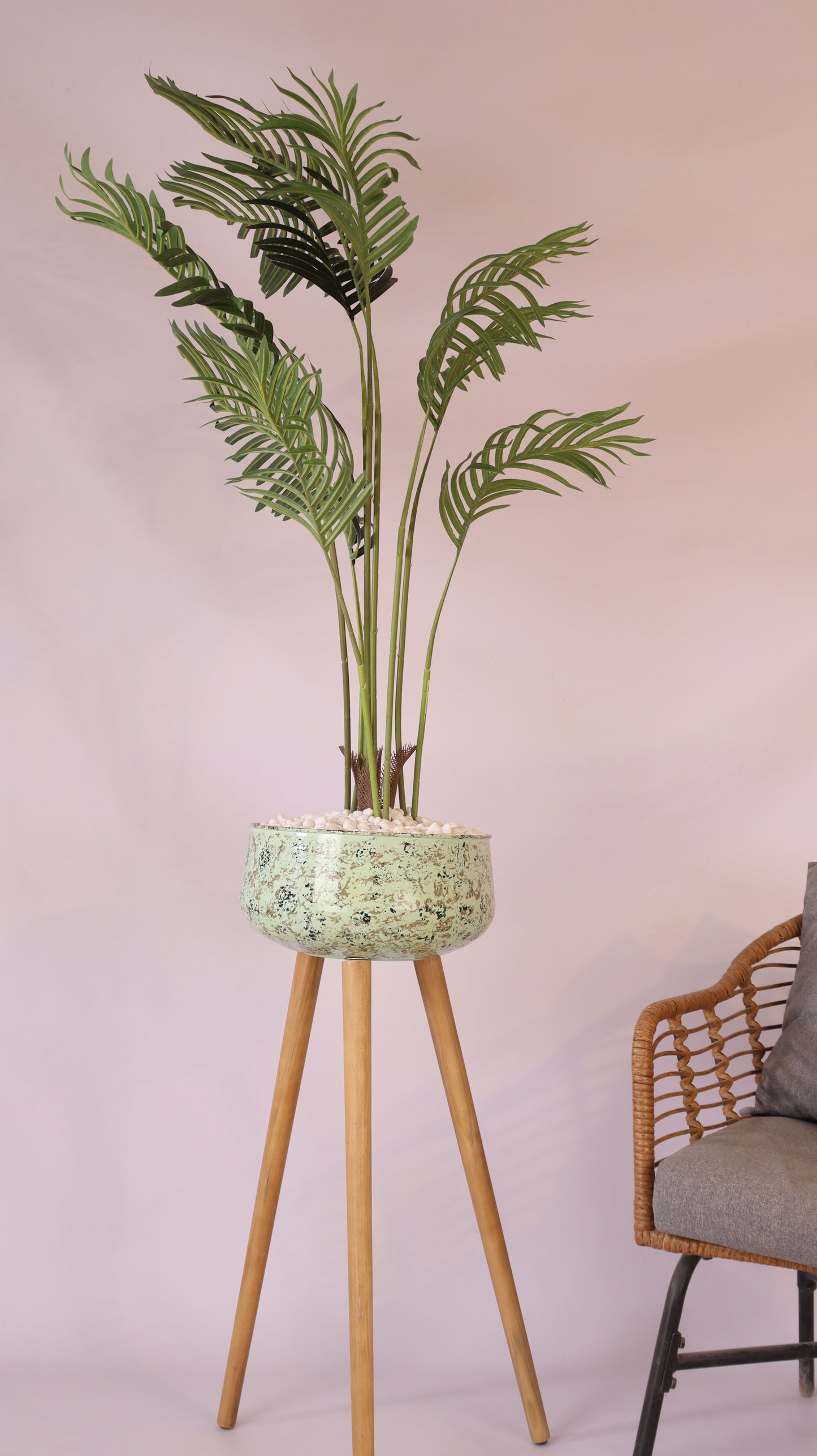 حوض أخضر رخامي