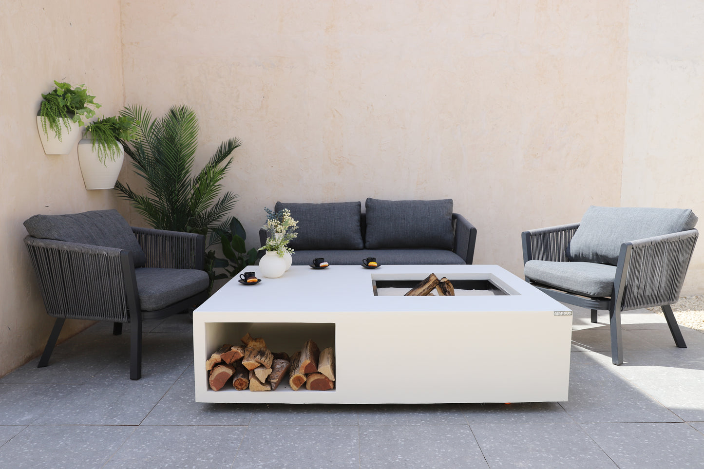 موقد نيوم المصنوع بعناية من GRC الياباني