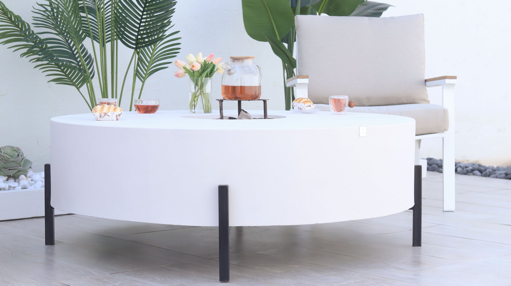 موقد سندالة بمقاسات كبيرة وصغيرة