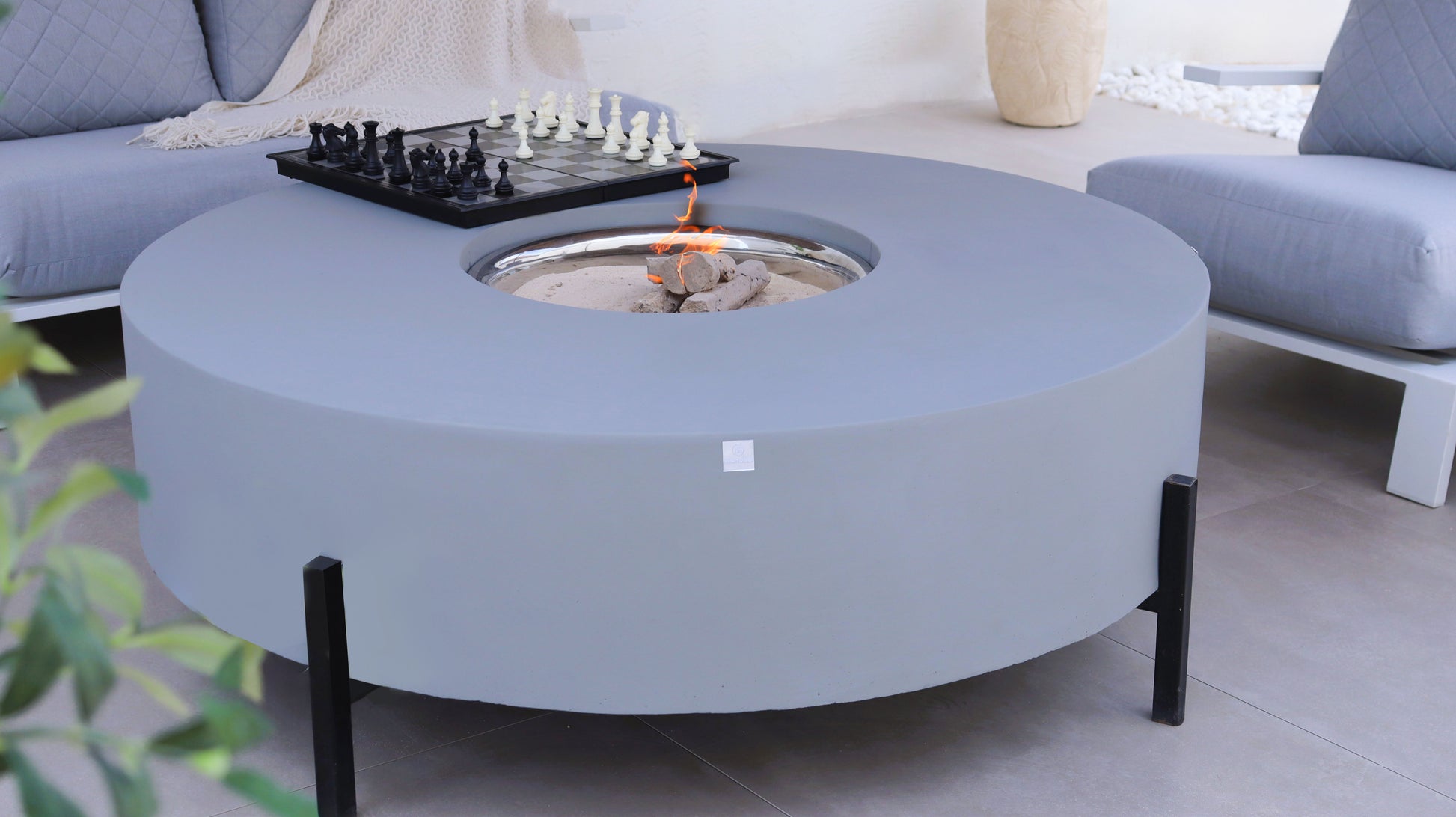 موقد سندالة خارجي مصنوع من GRC