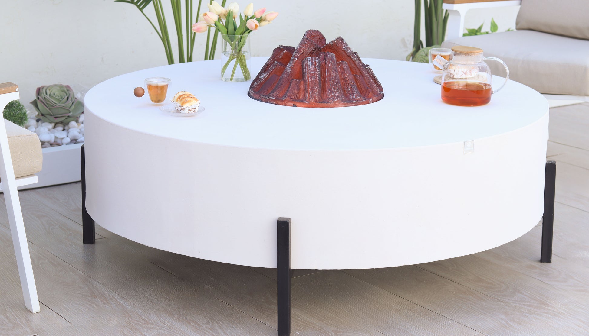 موقد سندالة للحدائق والجلسات الخارجية