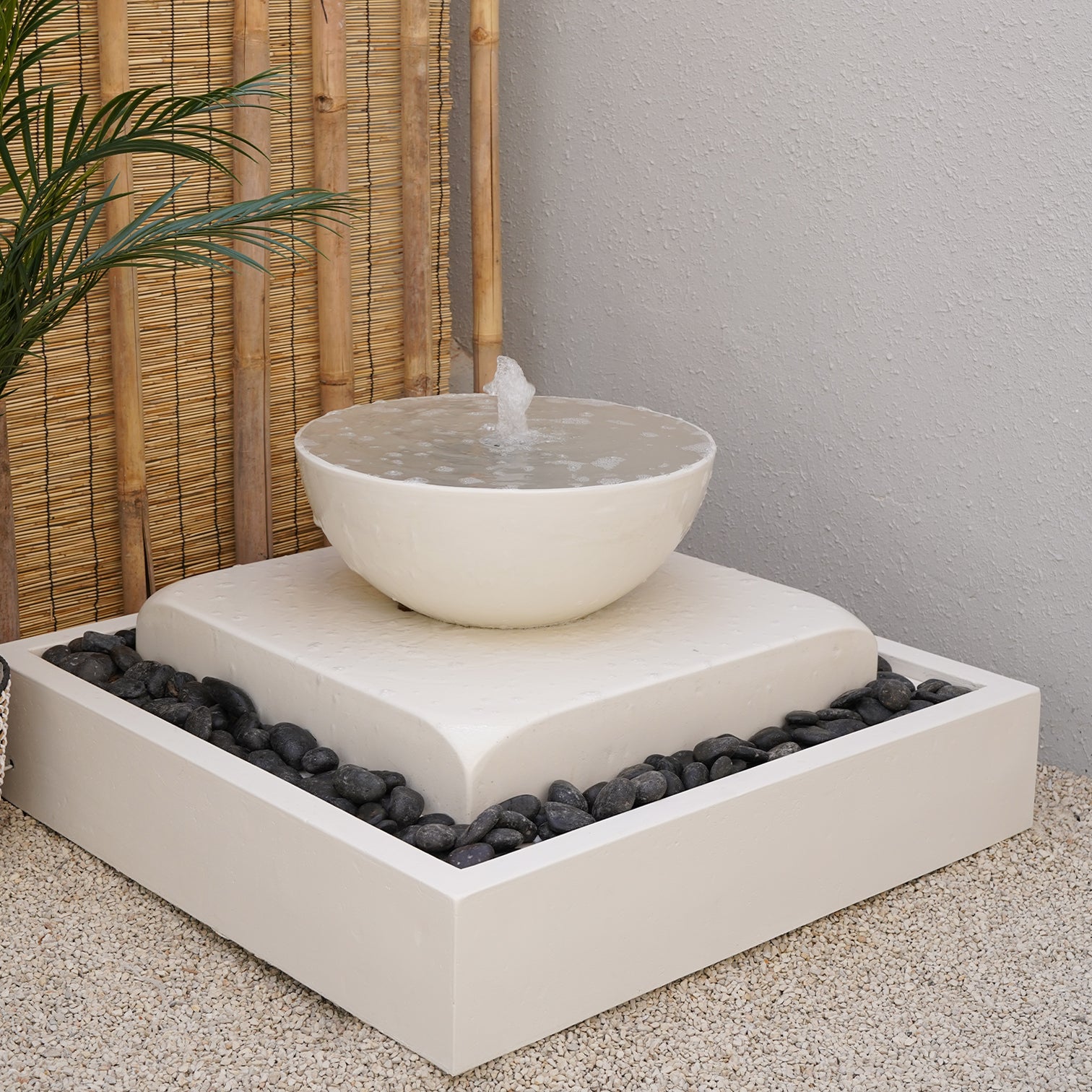 نافورة فينيسيا مربعة مع حجر زينة وتصميم حديث