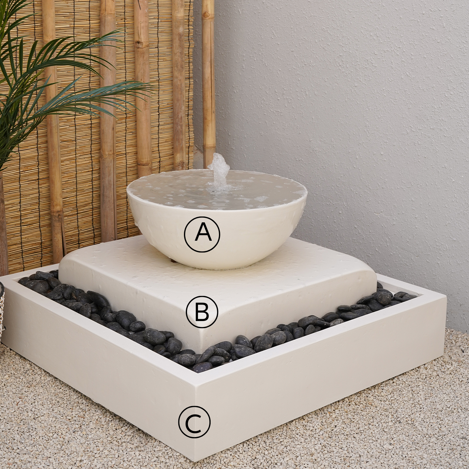 تقسيم نافورة فينيسيا المربعة