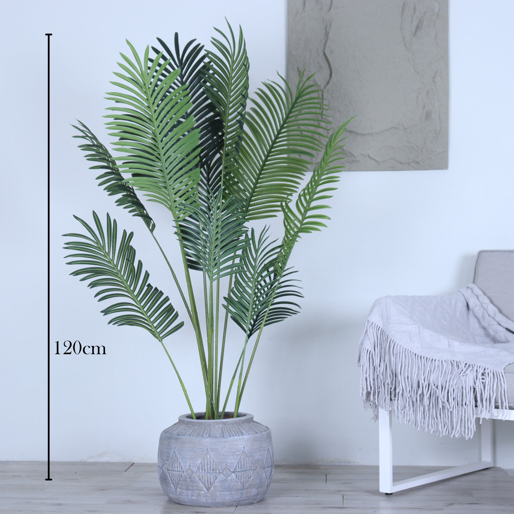 شجرة نخيل صناعية بتصميم واقعي