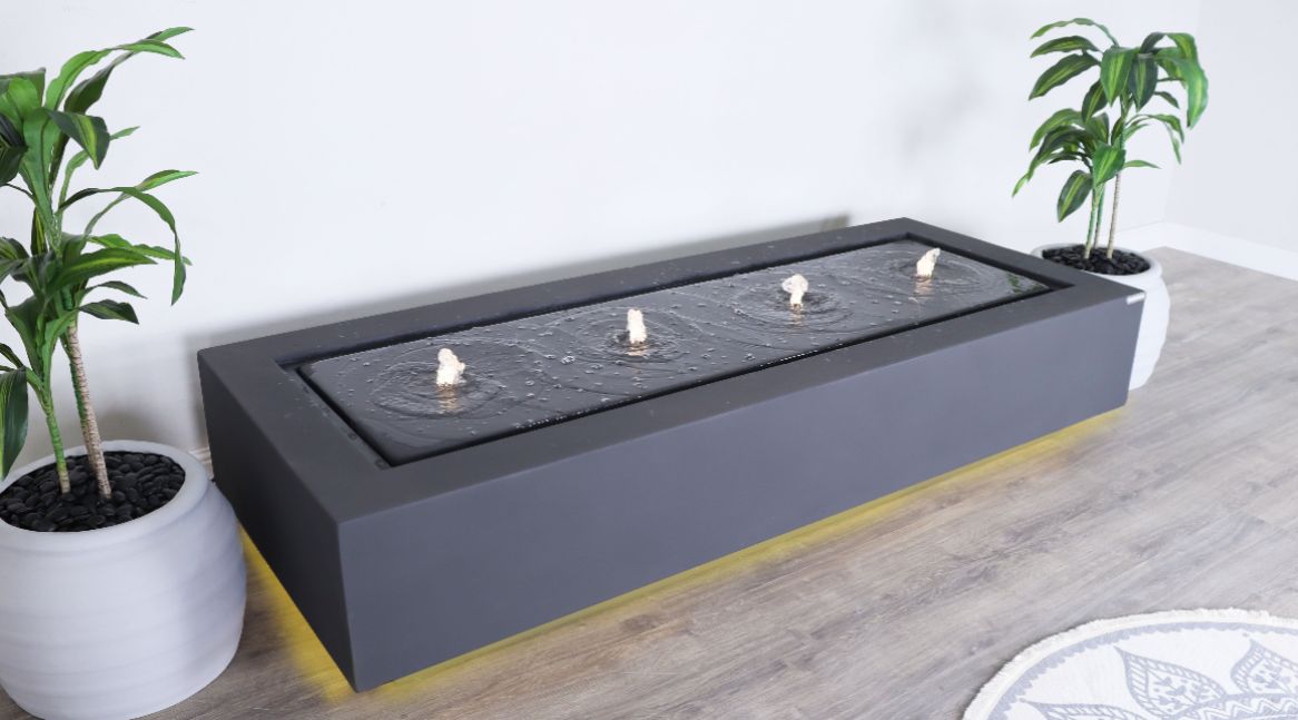 نافورة عصرية تضيف هدوءًا وأناقة لأي ركن داخلي أو خارجي.