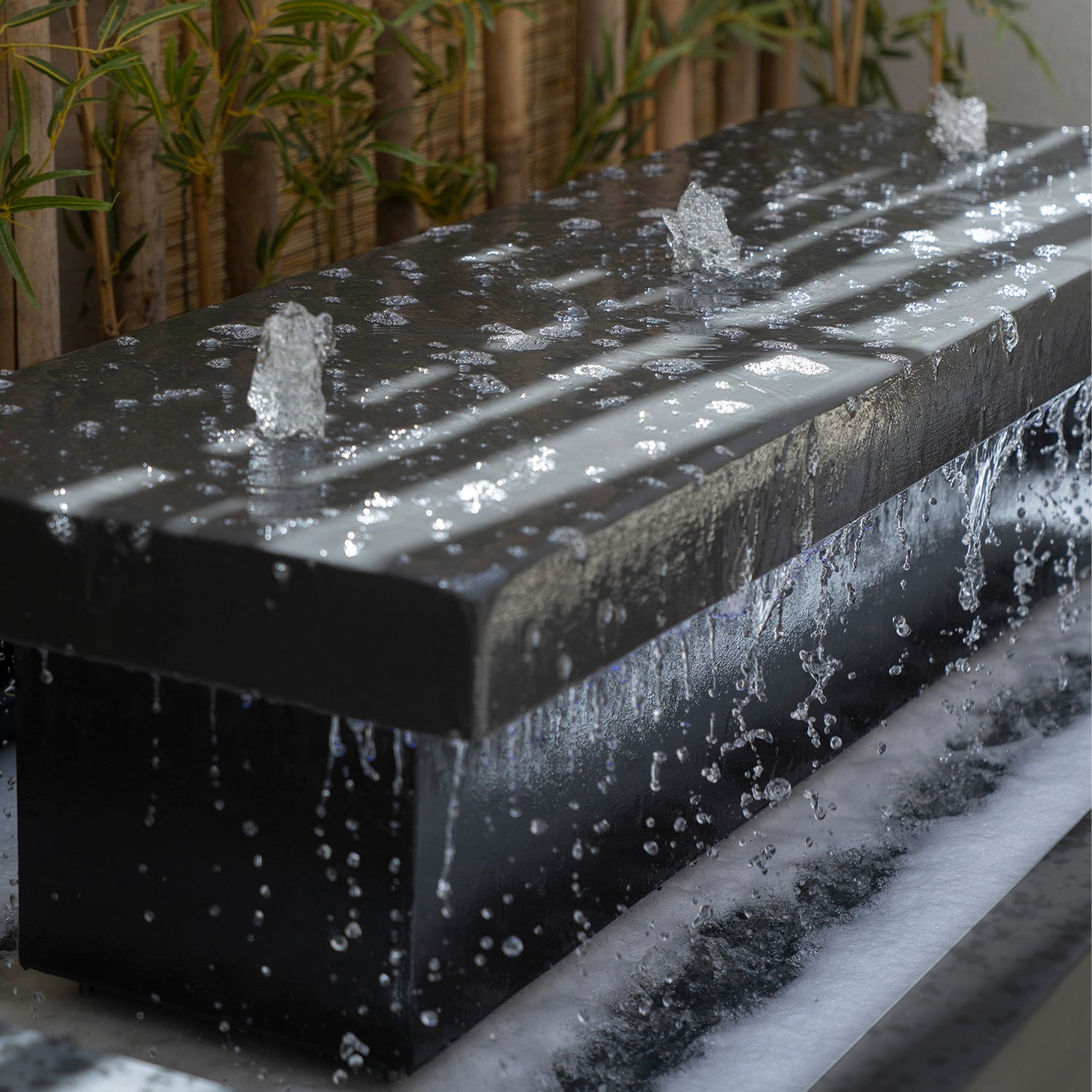 نافورة بوليفارد بإضاءة مدمجة وثلاث مضخات