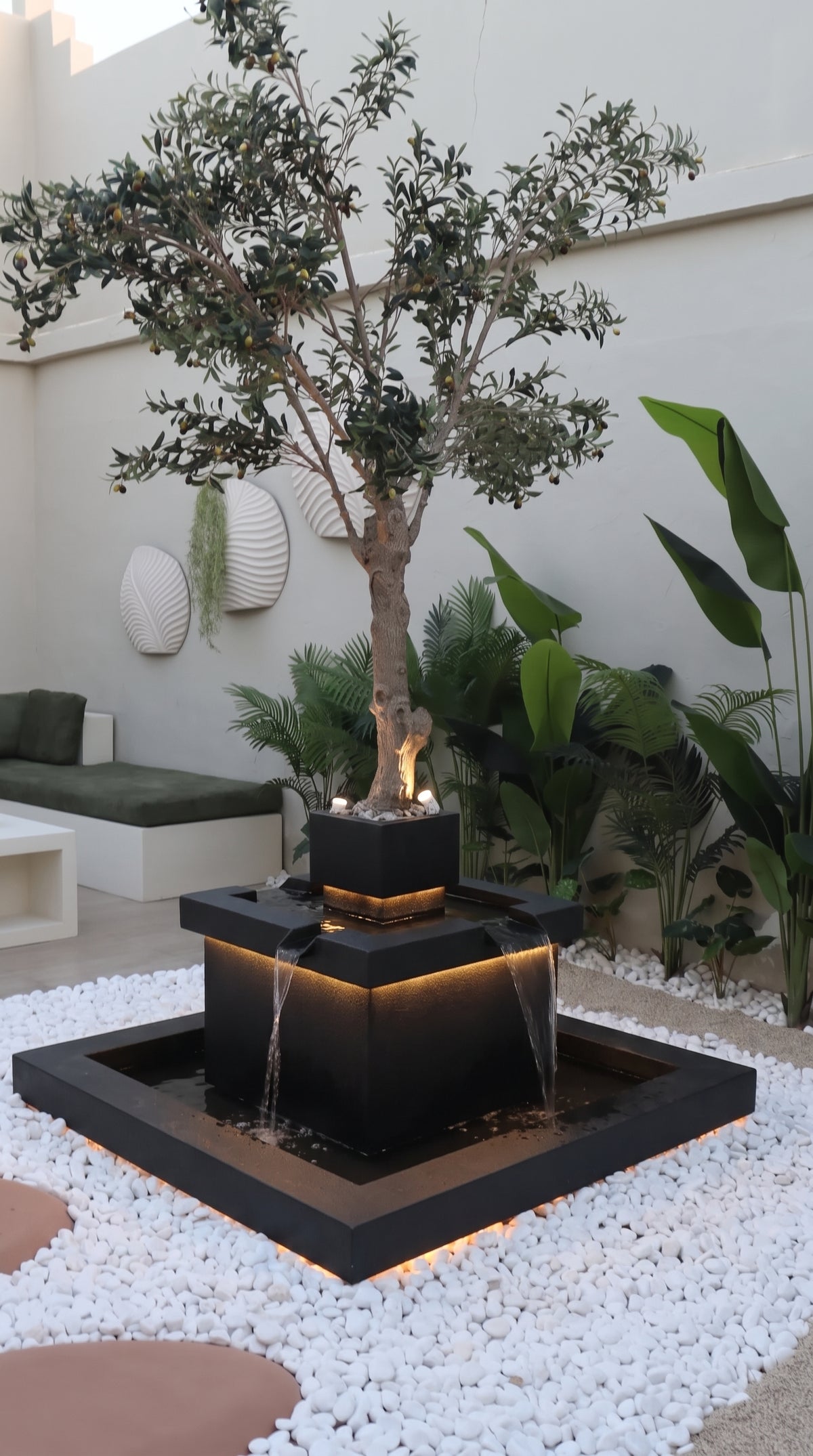 نافورة بريزا وسط
