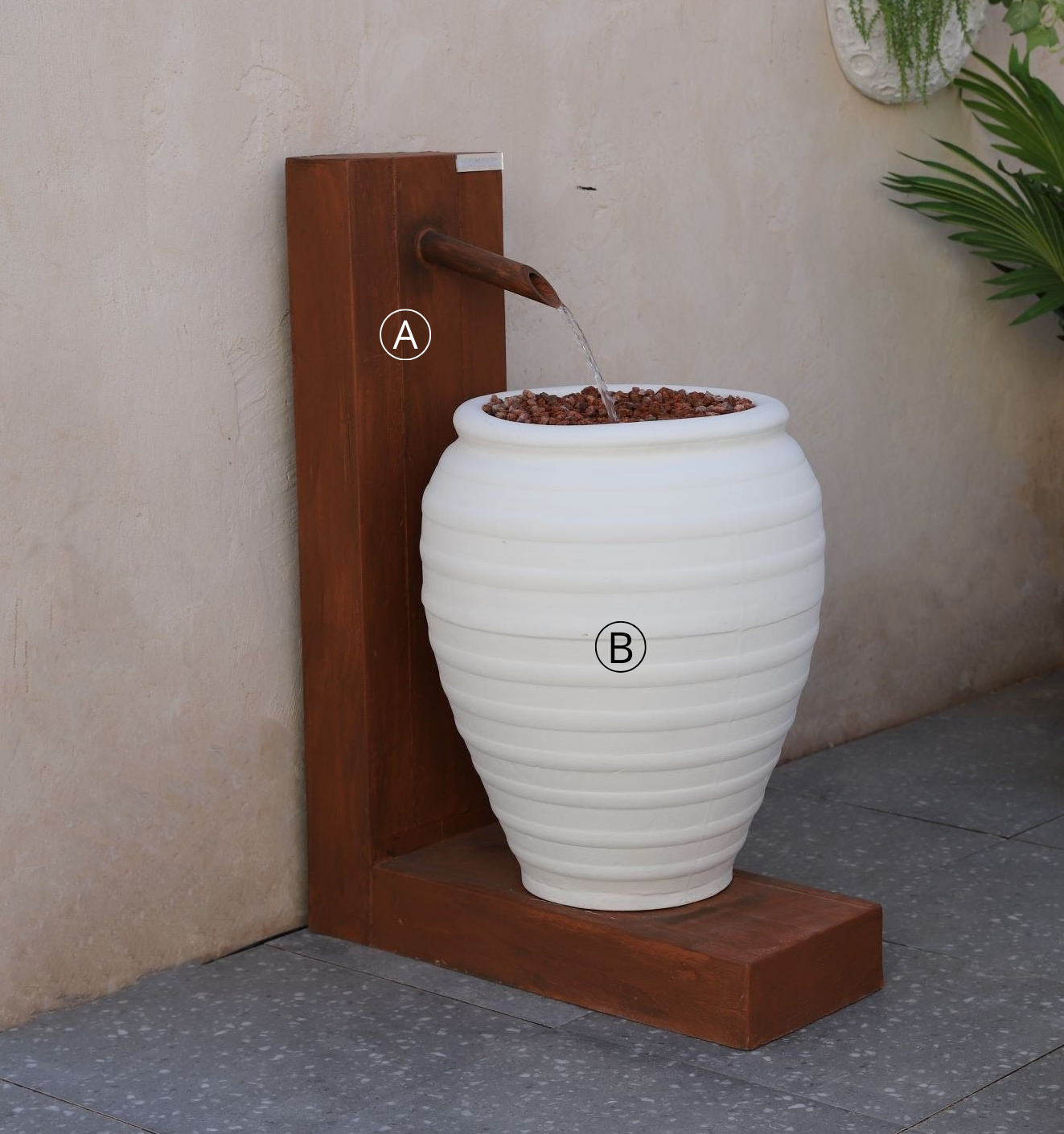 ألوان الشلال قابلة للاختيار بحسب متطلبات التصميم.