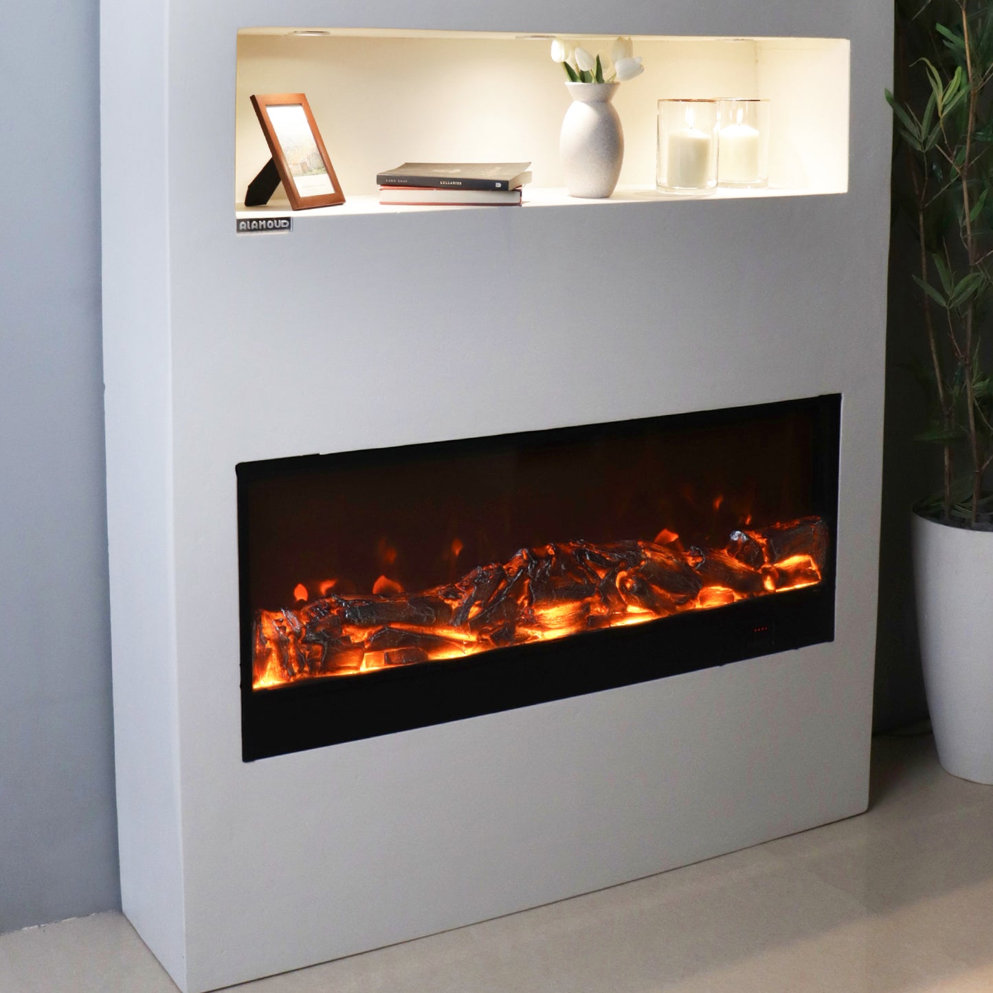 مدفأة باولو في غرفة المعيشة