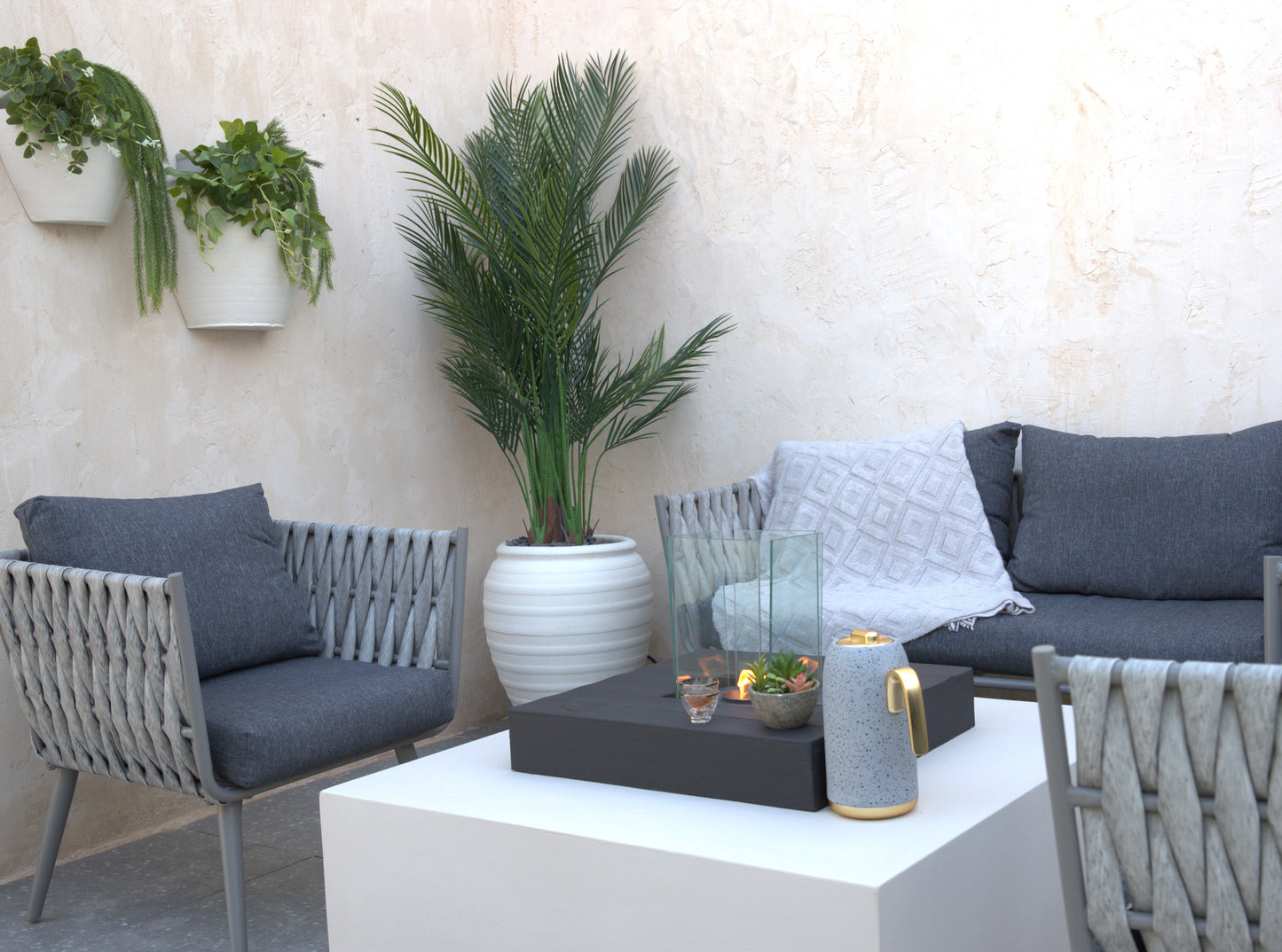 موقد رافال بقاعدة حديد