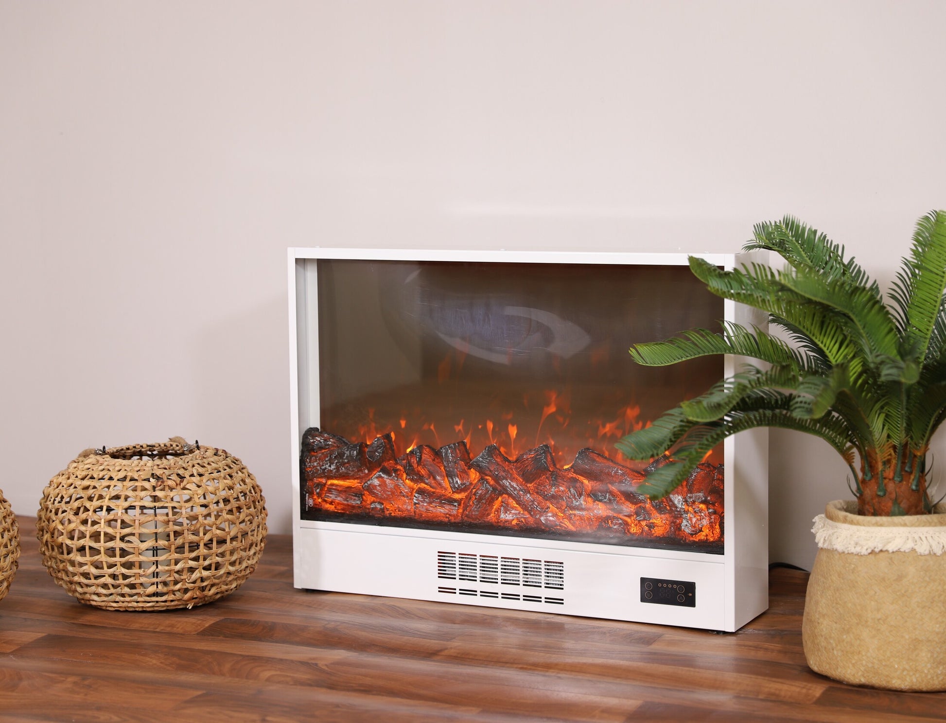 مدفأة سمارت هيت كهربائية مع ريموت تحكم