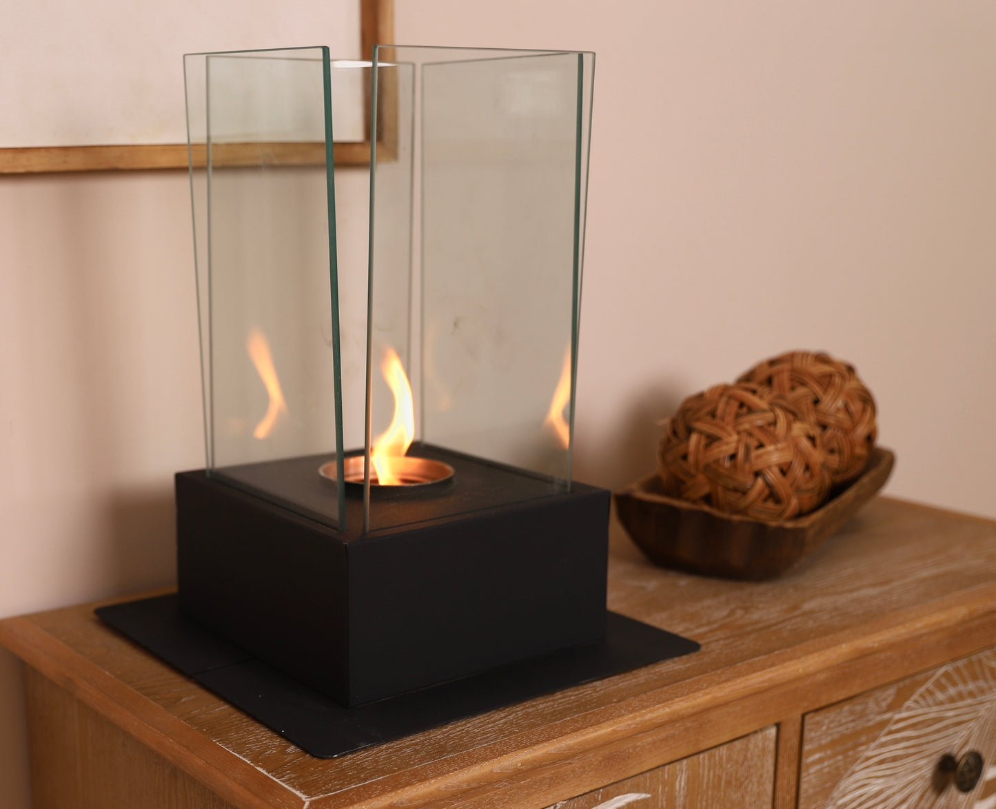 موقد سكوير بزجاج مقاوم للحرارة