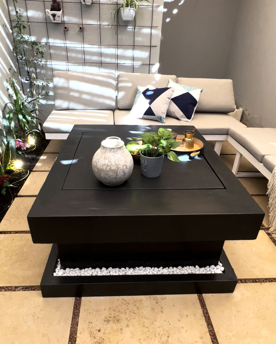 موقد الثمامة مع غطاء