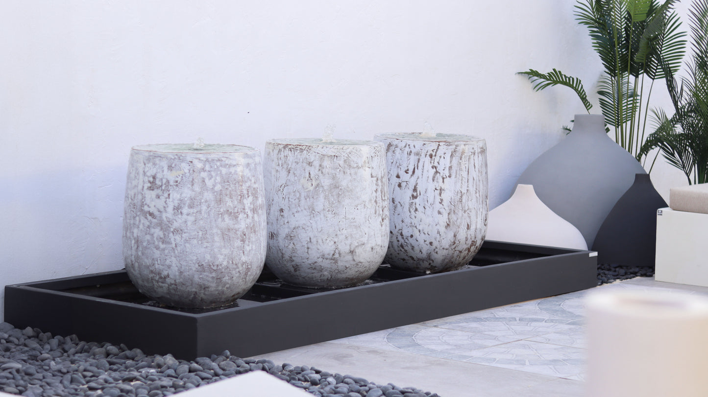 تصميم نافورة فيرونا الحديثة مع خاصية التحكم عن بعد وإضاءة ليلية جميلة.